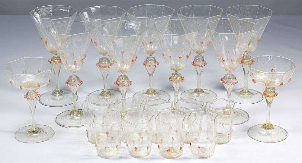 Lot 245: Venetian Glassware Assortment