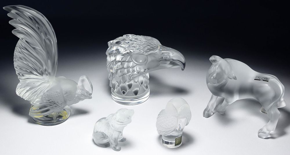 Lot 265: Lalique Crystal Animal Assortment