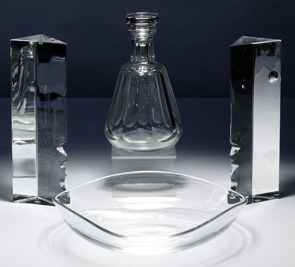 Lot 274: Richard Rigot for Baccarat Crystal 'Encounter' Figures