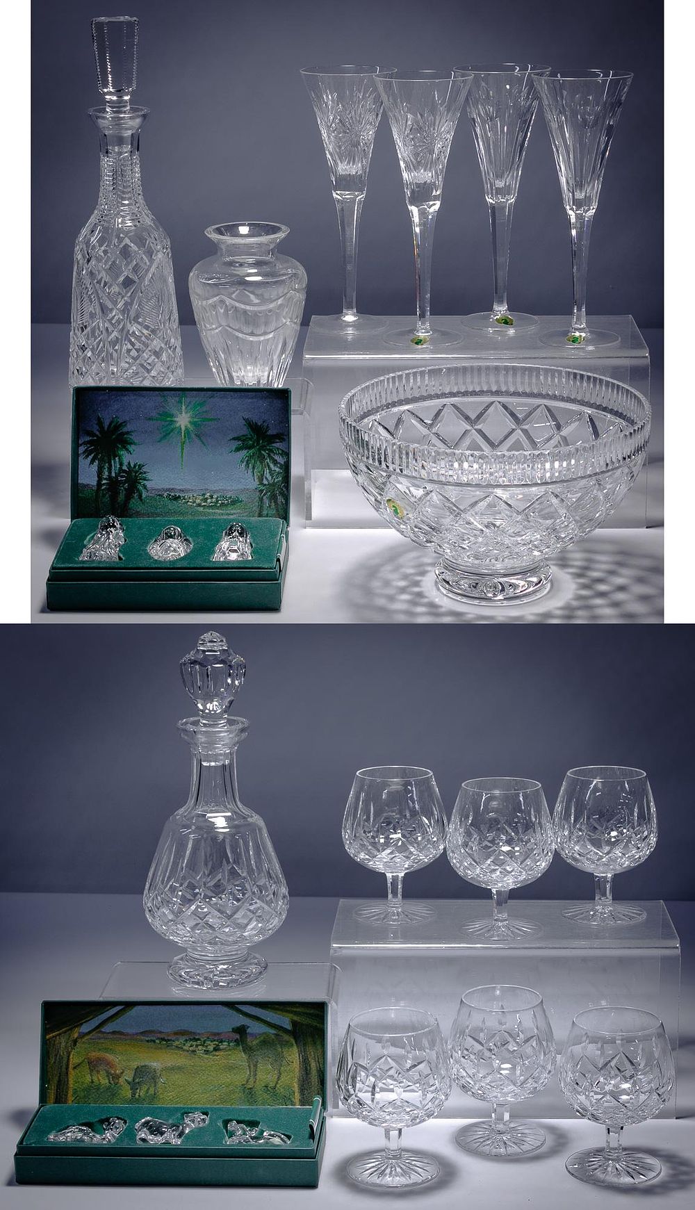 Lot 277: Waterford Crystal 'Lismore' and 'Millennium' Assortment