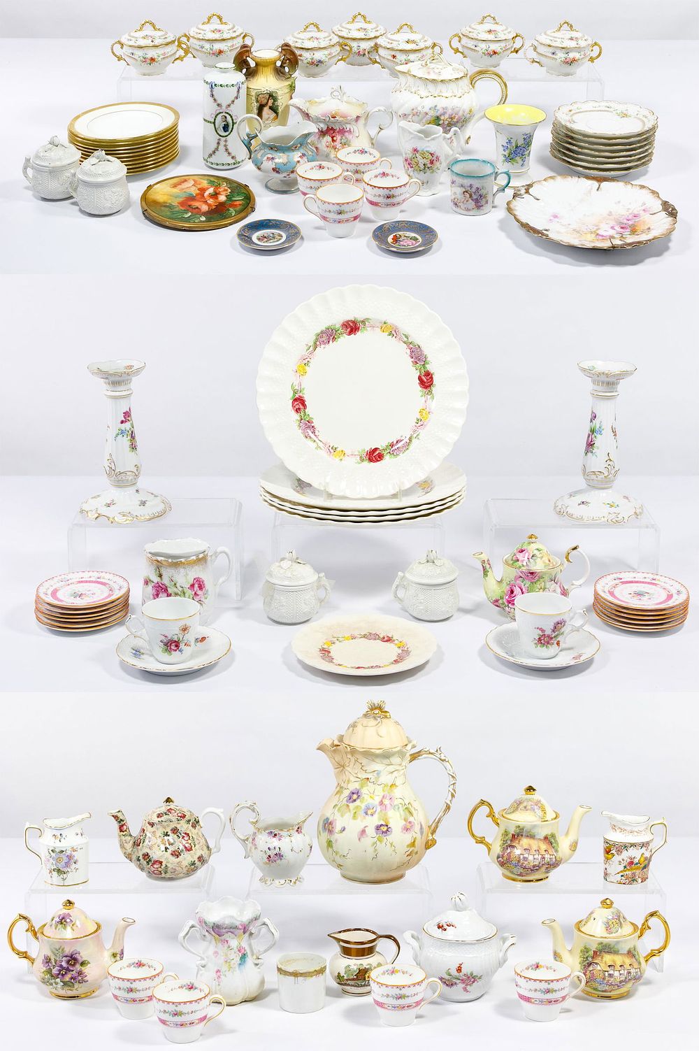 Lot 300: Floral China Assortment