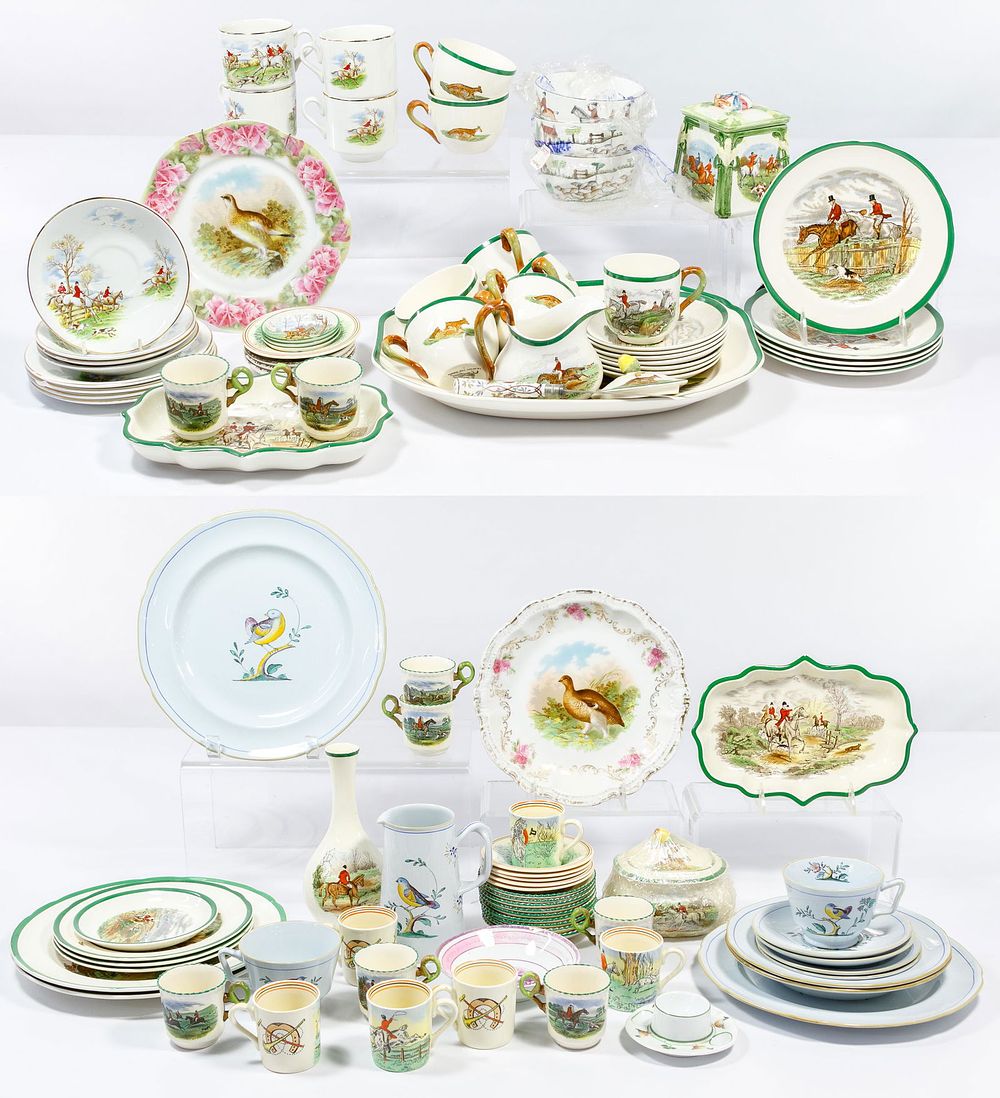 Lot 302: Hunt Theme China Assortment