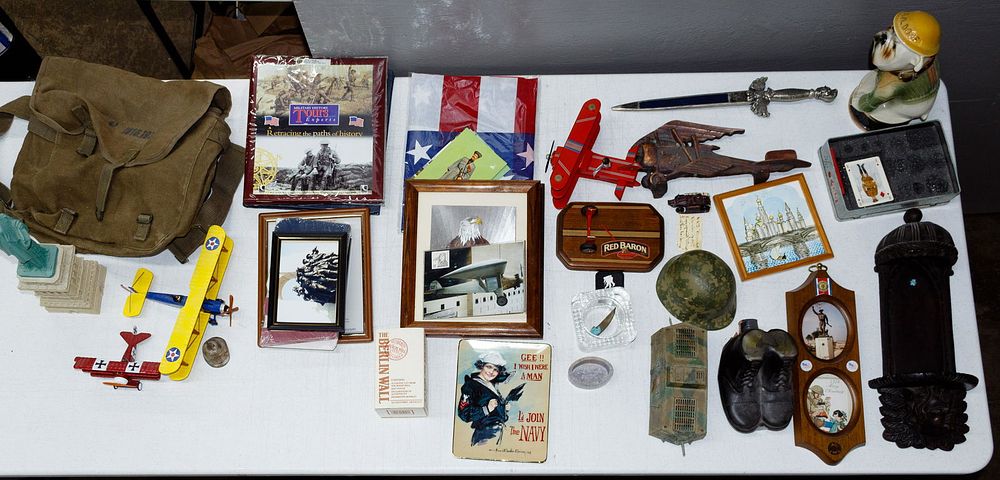 Lot 316: Military Memorabilia Assortment