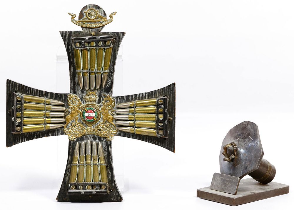 Lot 374: World War I Trench Art