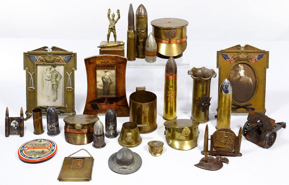 Lot 378: World War I Trench Art Assortment