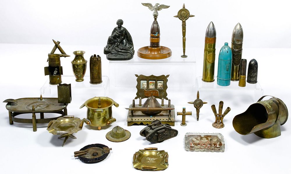 Lot 379: World War I Trench Art Assortment