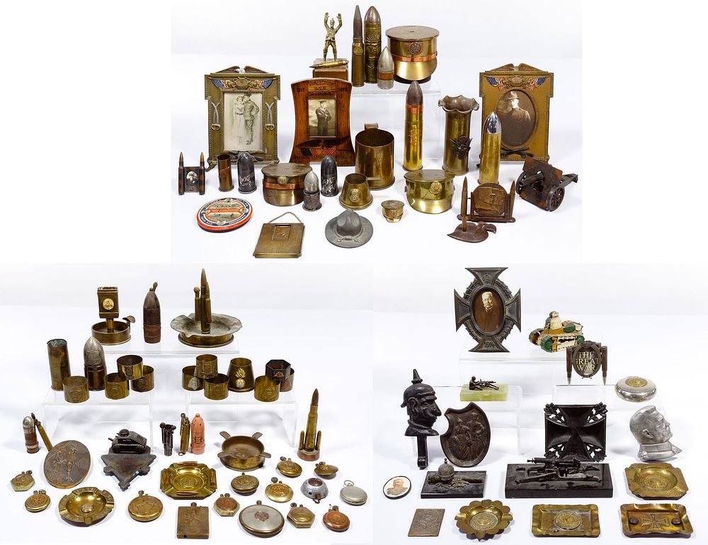 Lot 380: World War I Trench Art Assortment