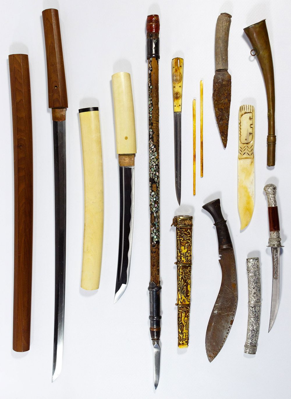 Lot 385: Sword and Knife Assortment