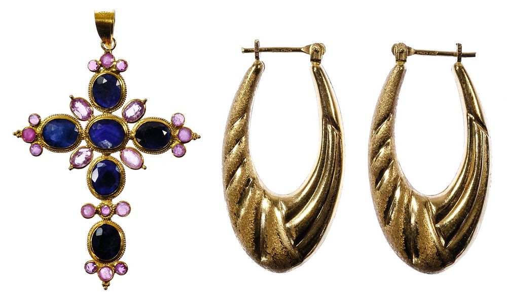 Lot 466: 18k Gold Jewelry Assortment