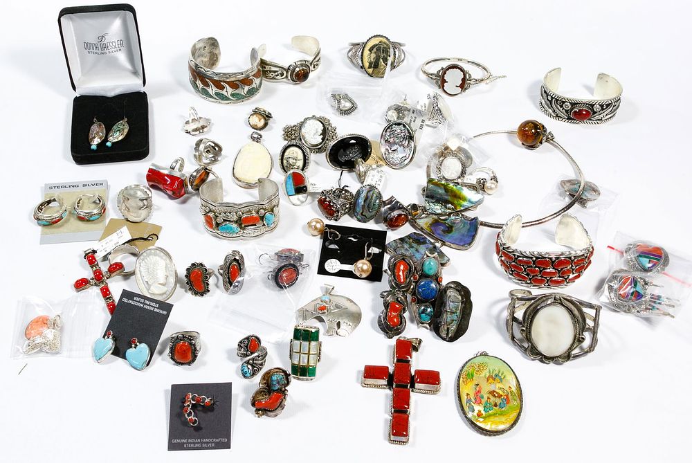 Lot 527: Sterling Silver Jewelry Assortment