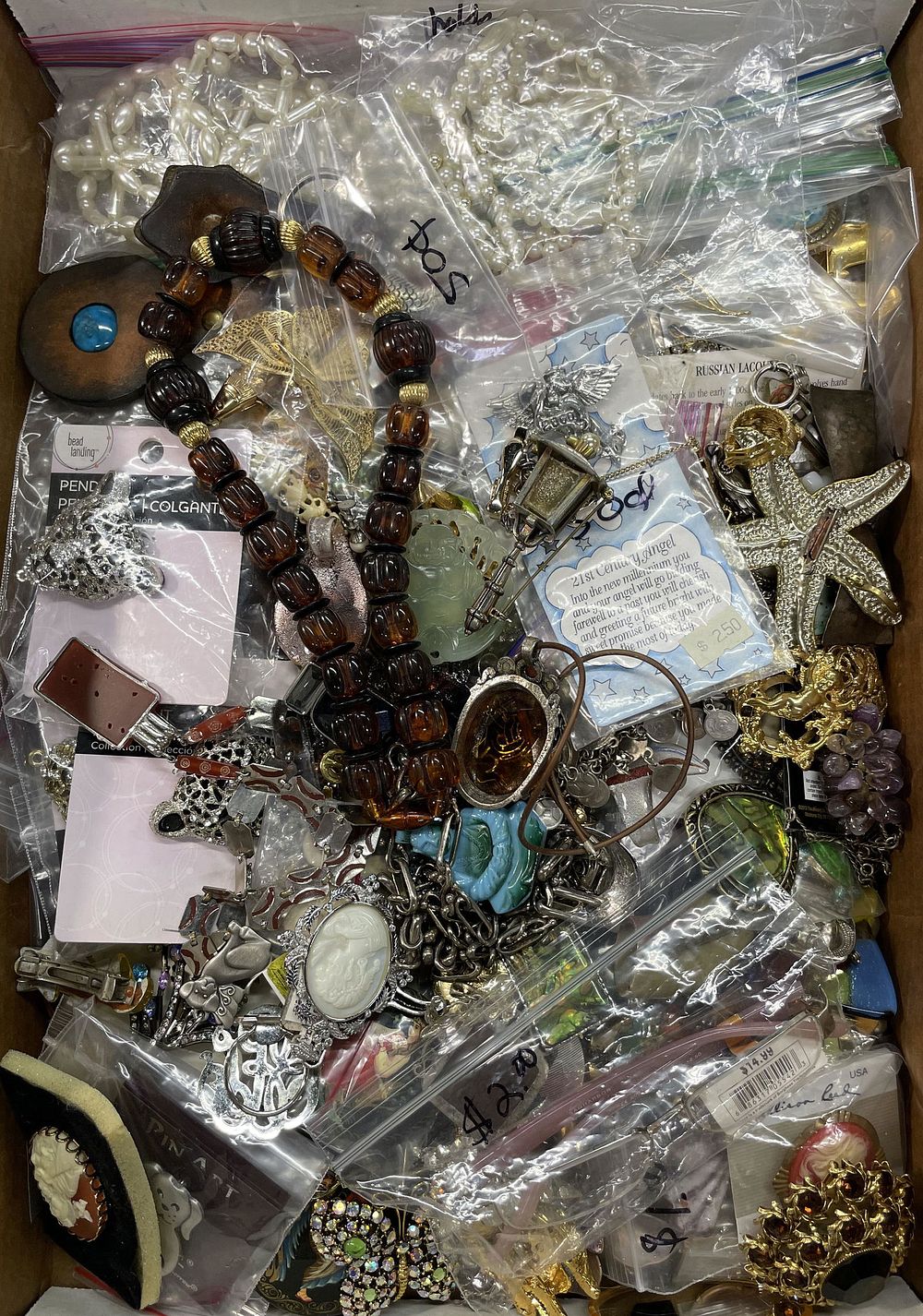 Lot 540: Rhinestone and Costume Jewelry Assortment