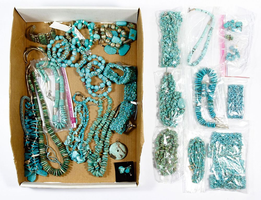 Lot 547: Turquoise Jewelry Assortment