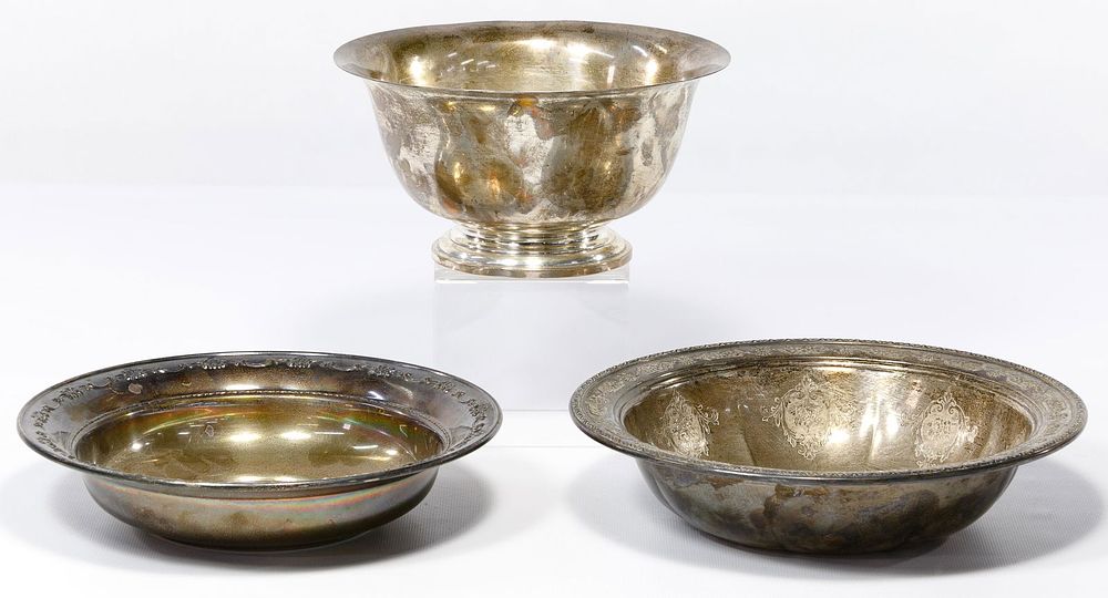 Lot 570: Sterling Silver Bowl Assortment