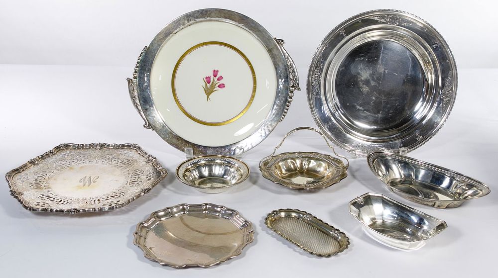 Lot 574: Sterling Silver Hollowware Assortment