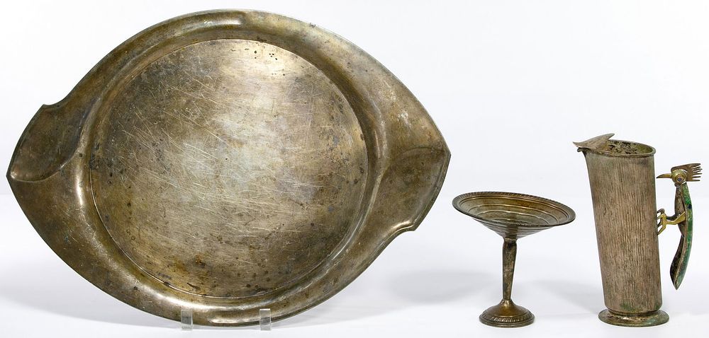 Lot 599: Sterling Silver and Silverplate Assortment