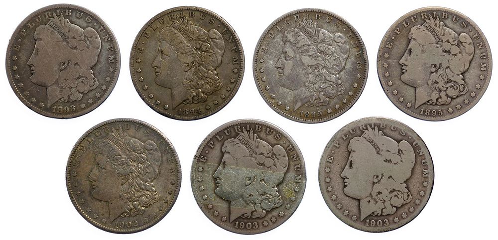 Lot 620: Morgan $1 Key Date Assortment