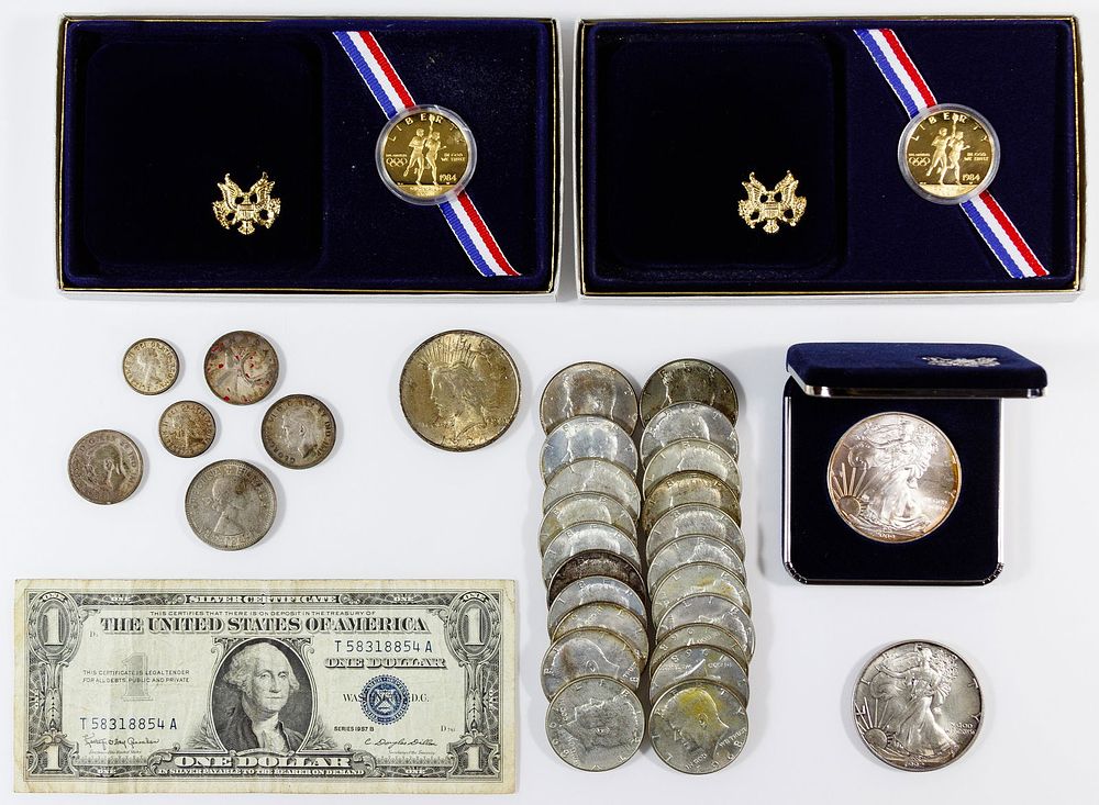 Lot 632: US Coin and Currency Collection