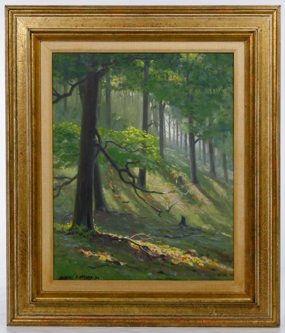 Lot 293: Herbert E. Abrams (American, 1921-2003) Oil on Canvas