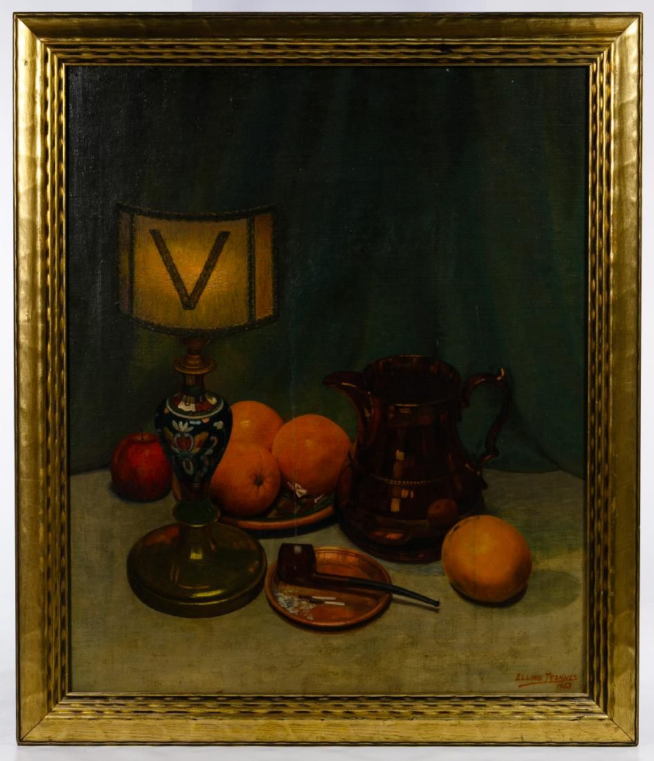 Lot 294: Elling Tronnes (American, 1870-1965) Oil on Canvas
