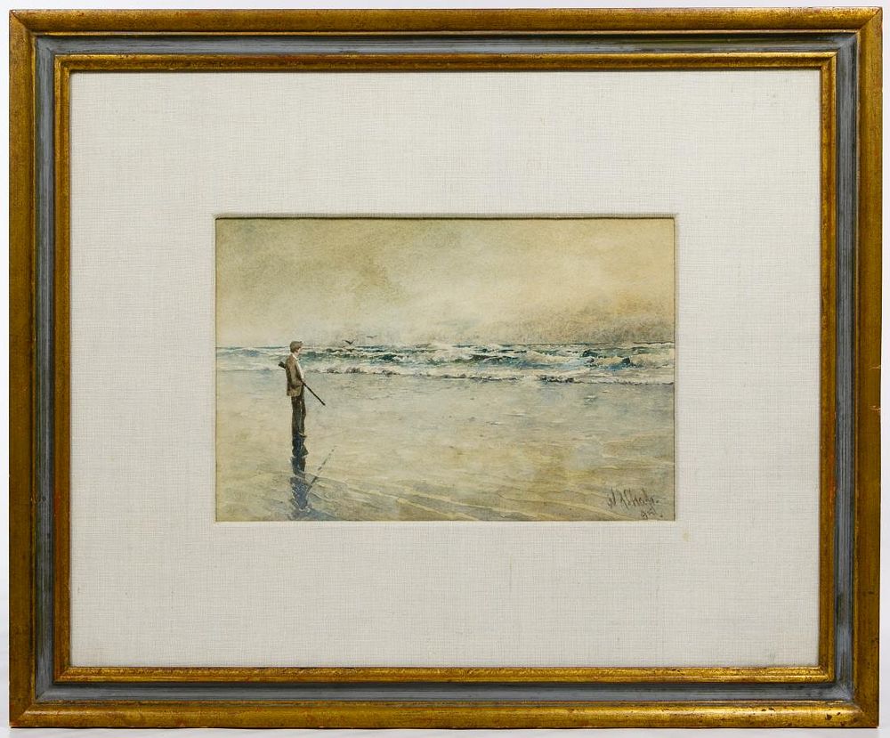Lot 300: Unknown Artist (American, 20th Century) Watercolor on