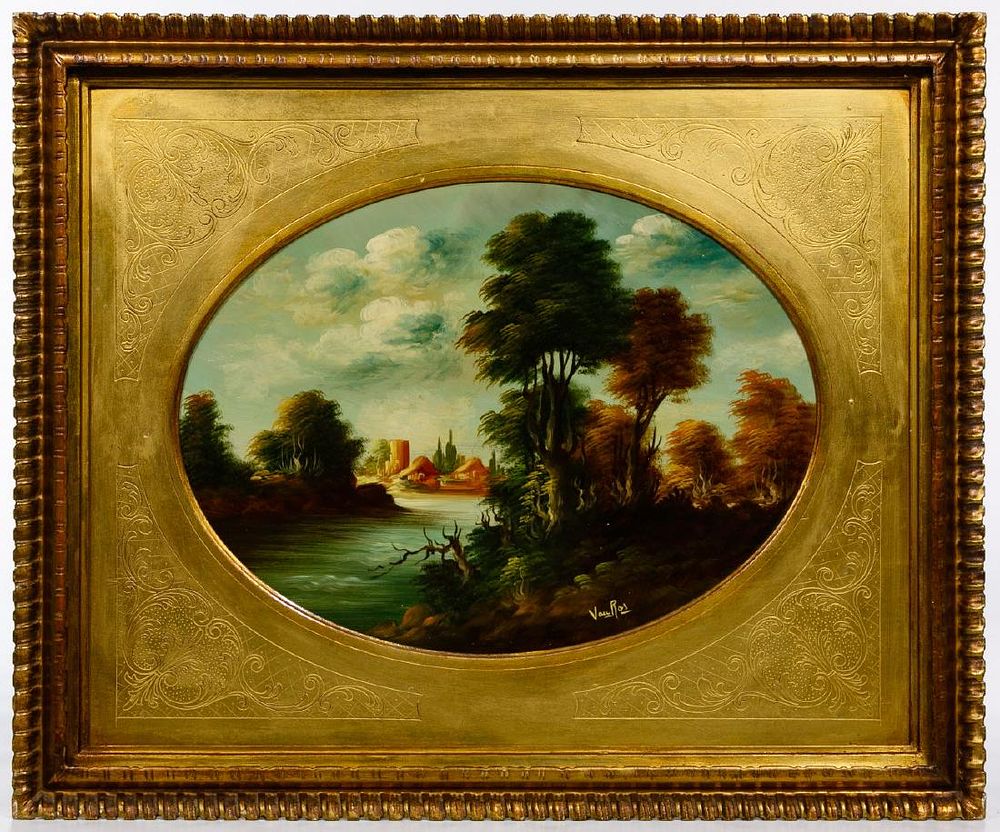 Lot 312: Unknown Artist (European, 20th Century) Oil on Board