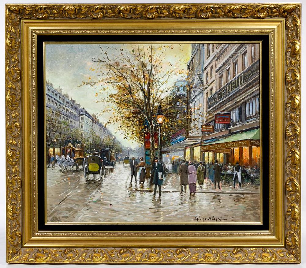 Lot 316: (Style of) Antoine Blanchard (French, 1910-1988) Oil on