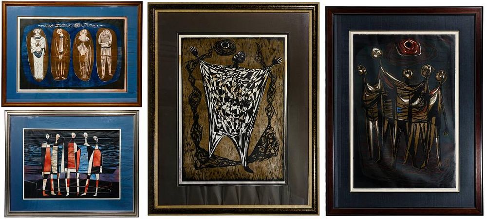 Lot 324: Unknown Artist (European, 20th Century) Engravings