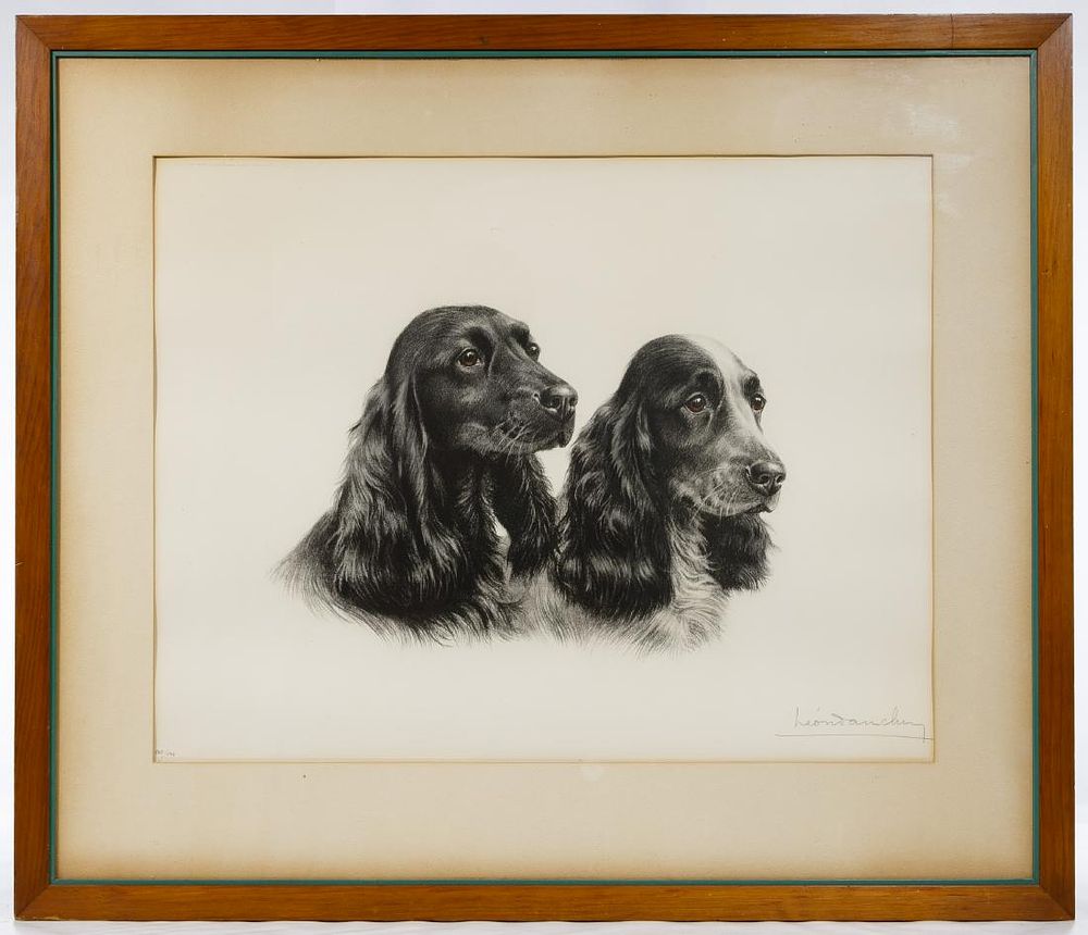Lot 339: Leon Danchin (American / French, 1887-1938) Etching