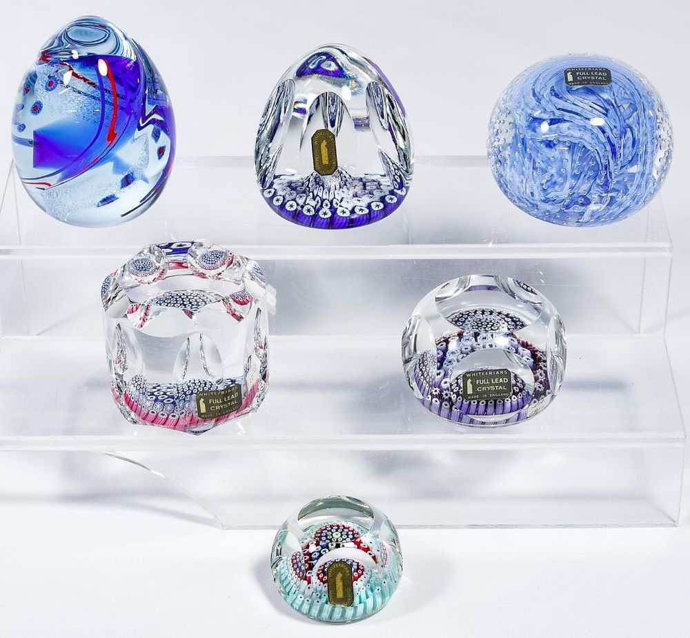 Lot 365: Whitefriars of England Paperweight Assortment