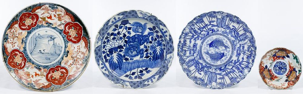Lot 383: Asian Charger and Plate Assortment