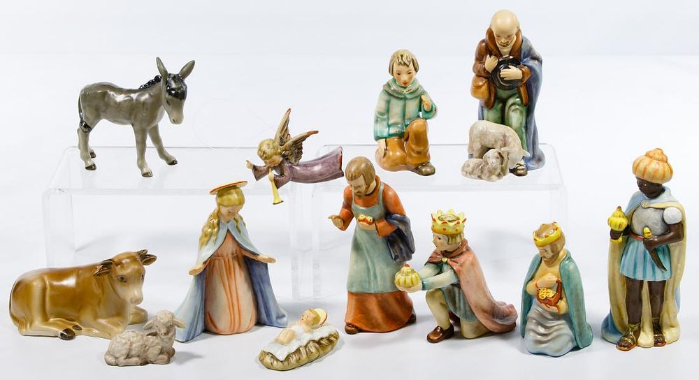 Lot 406: Hummel Nativity Figurine Assortment
