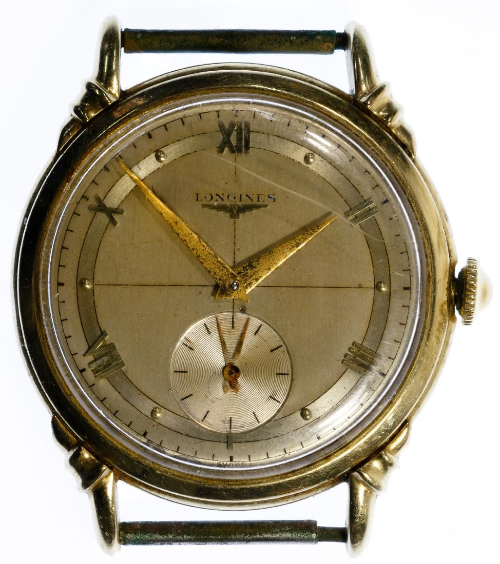Lot 433: Longines 14k Gold Case Wrist Watch