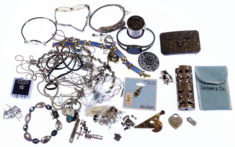 Lot 484: Sterling Silver Jewelry Assortment