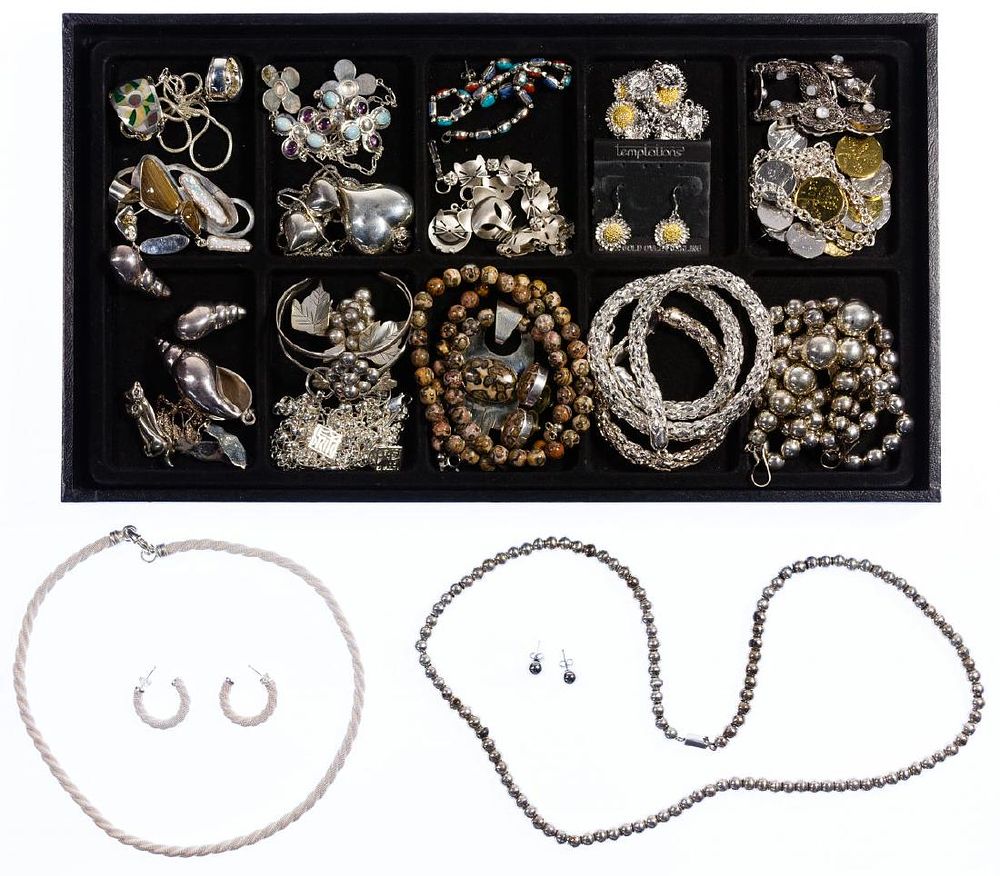 Lot 485: Sterling Silver Jewelry Set Assortment