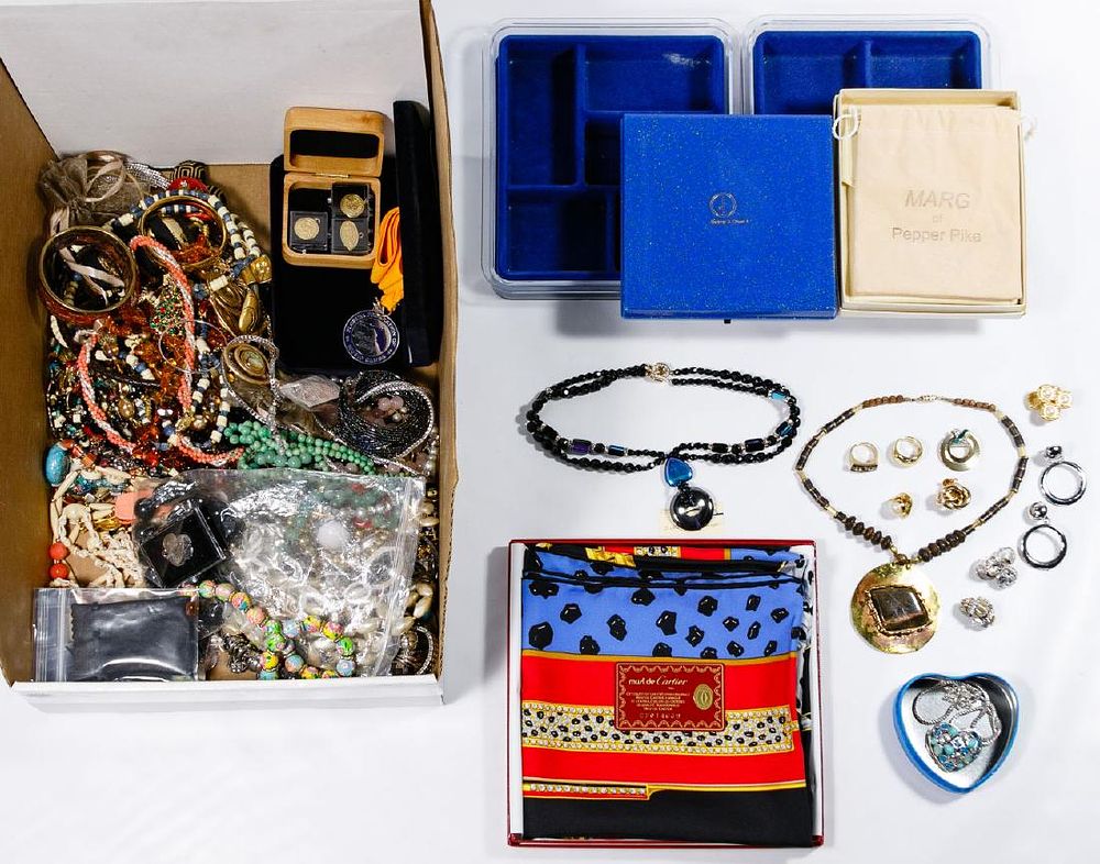 Lot 491: Designer and Costume Jewelry