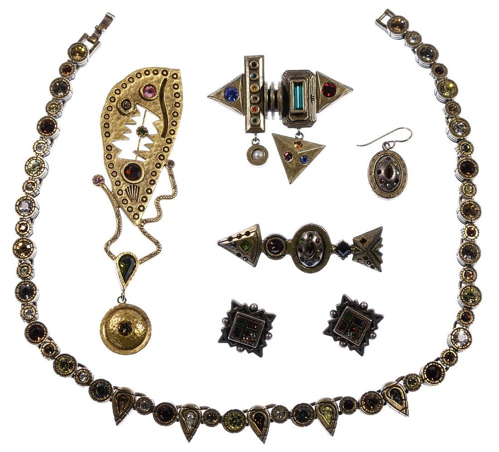 Lot 493: Patricia Locke Signed Jewelry Assortment