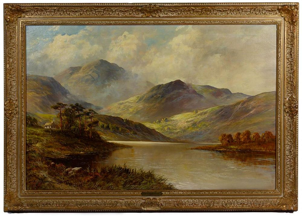 Lot 159: Campbell Scott (British, 1930-2013) Oil on Canvas