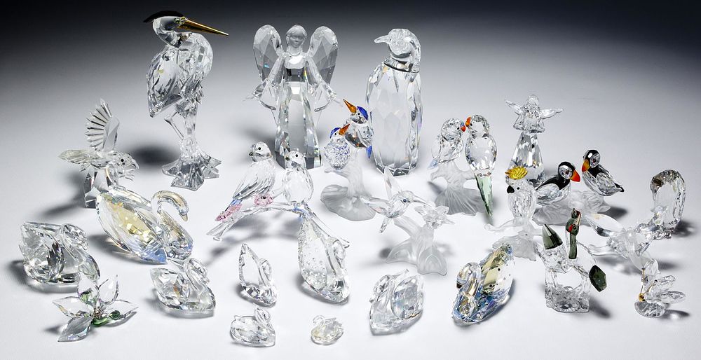 Lot 193: Swarovski Crystal Bird Assortment