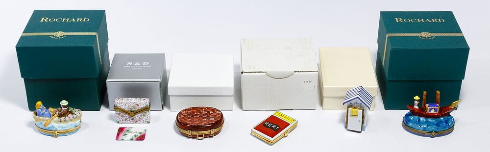 Lot 204: Limoges Trinket Box Assortment