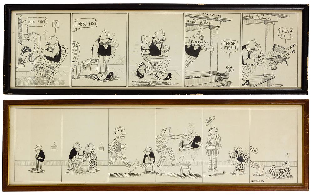 Lot 207: Andy Hettinger (American, 20th Century) 'Amos Roach'