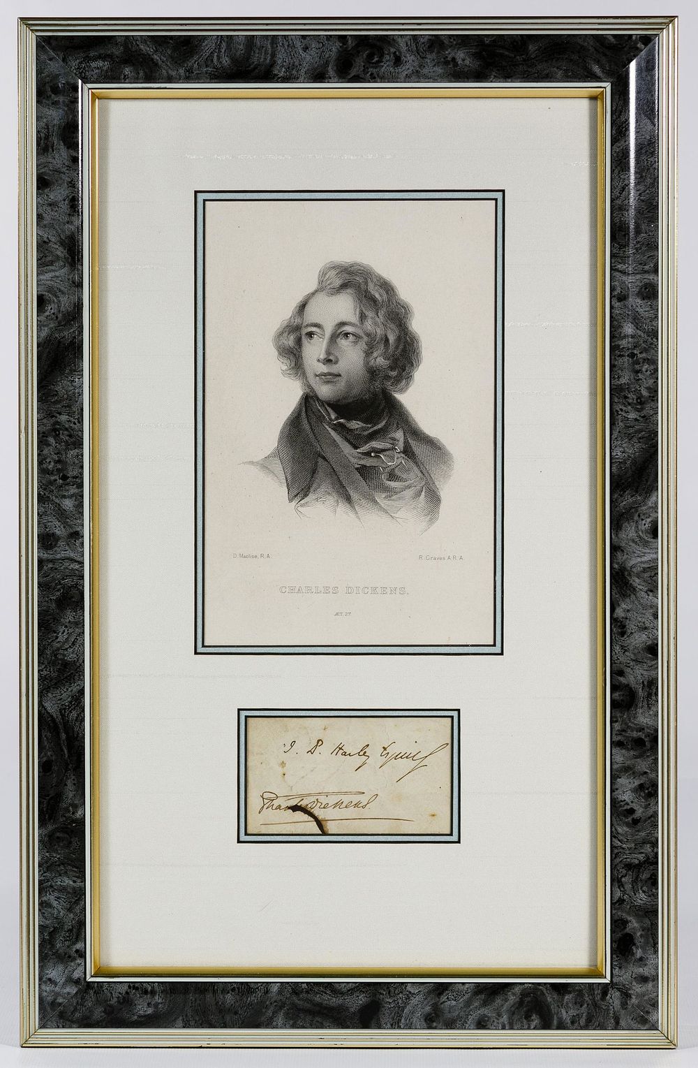 Lot 210: Charles Dickens Autograph