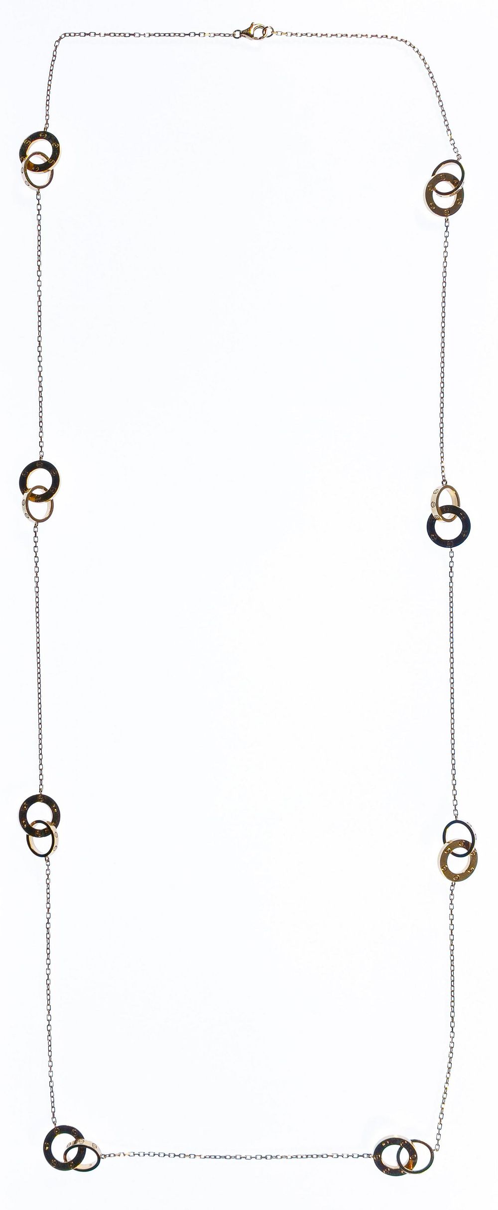 Lot 240: Cartier 18k Yellow Gold 'Love' Necklace