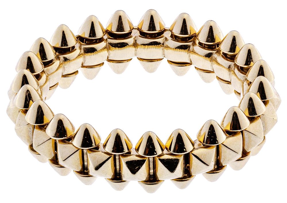 Lot 241: Cartier 18k Pink Gold 'Clash de Cartier' Ring
