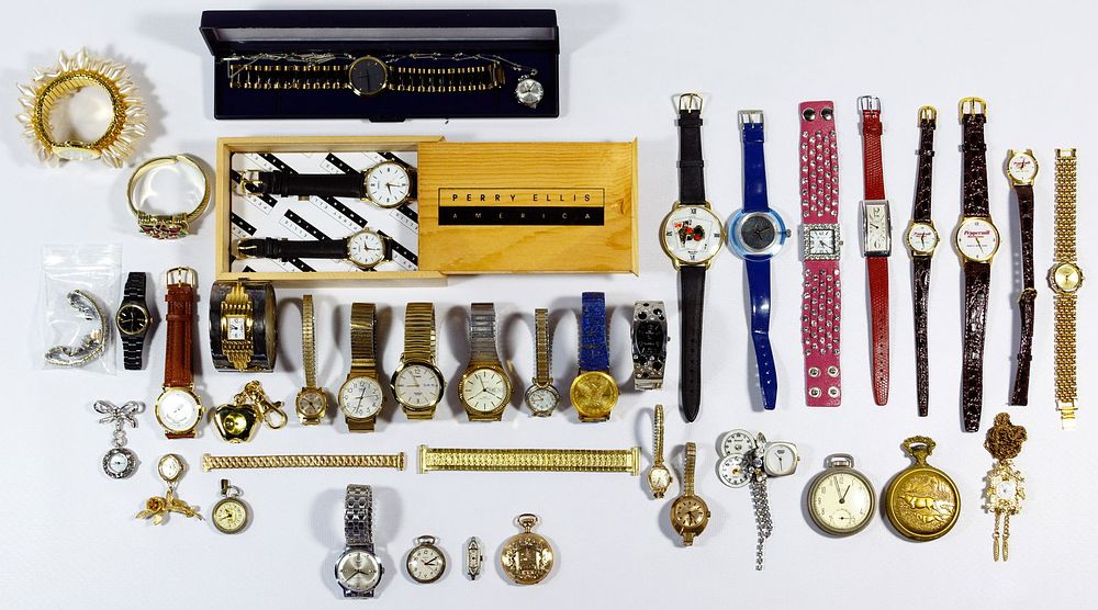 Lot 308: Pocket and Wrist Watch Assortment