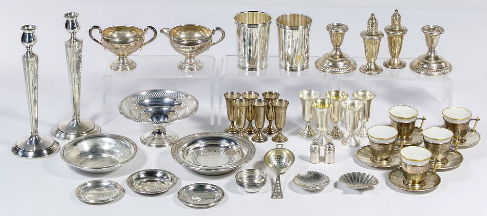 Lot 327: Sterling Silver Hollowware Assortment