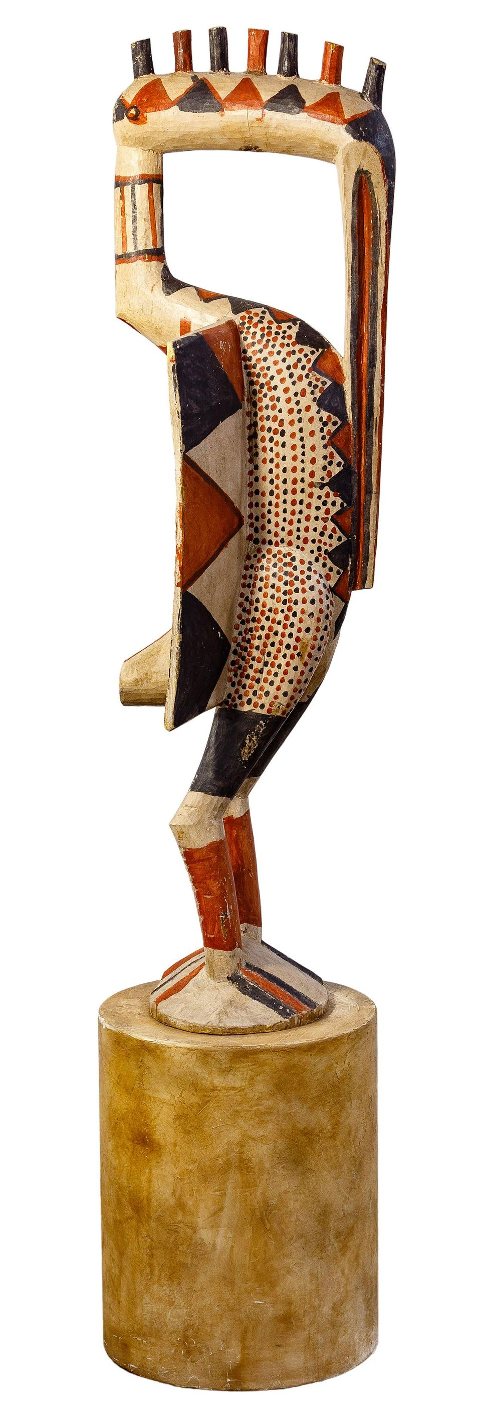 Lot 188: West African Senufo Hornbill Statue