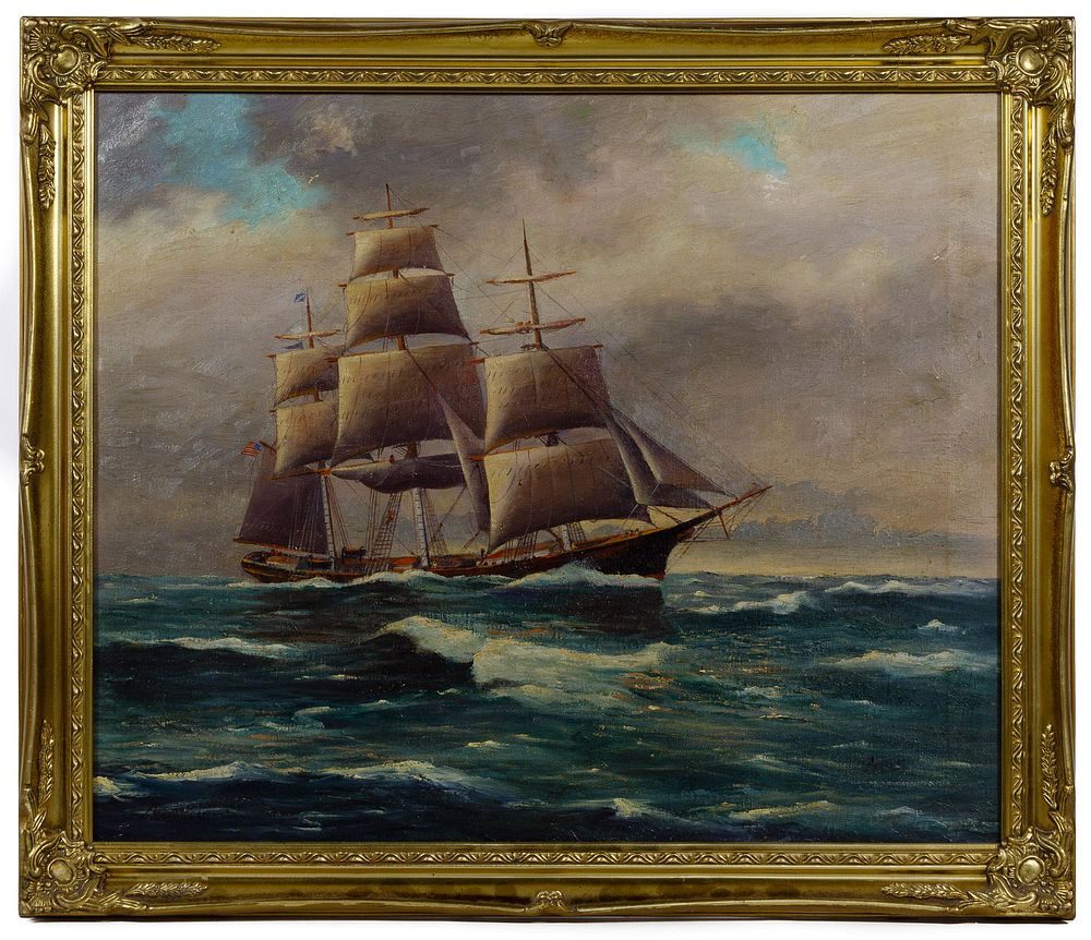 Lot 208: Gordon Grant (American, 1875-1962) Oil on Canvas