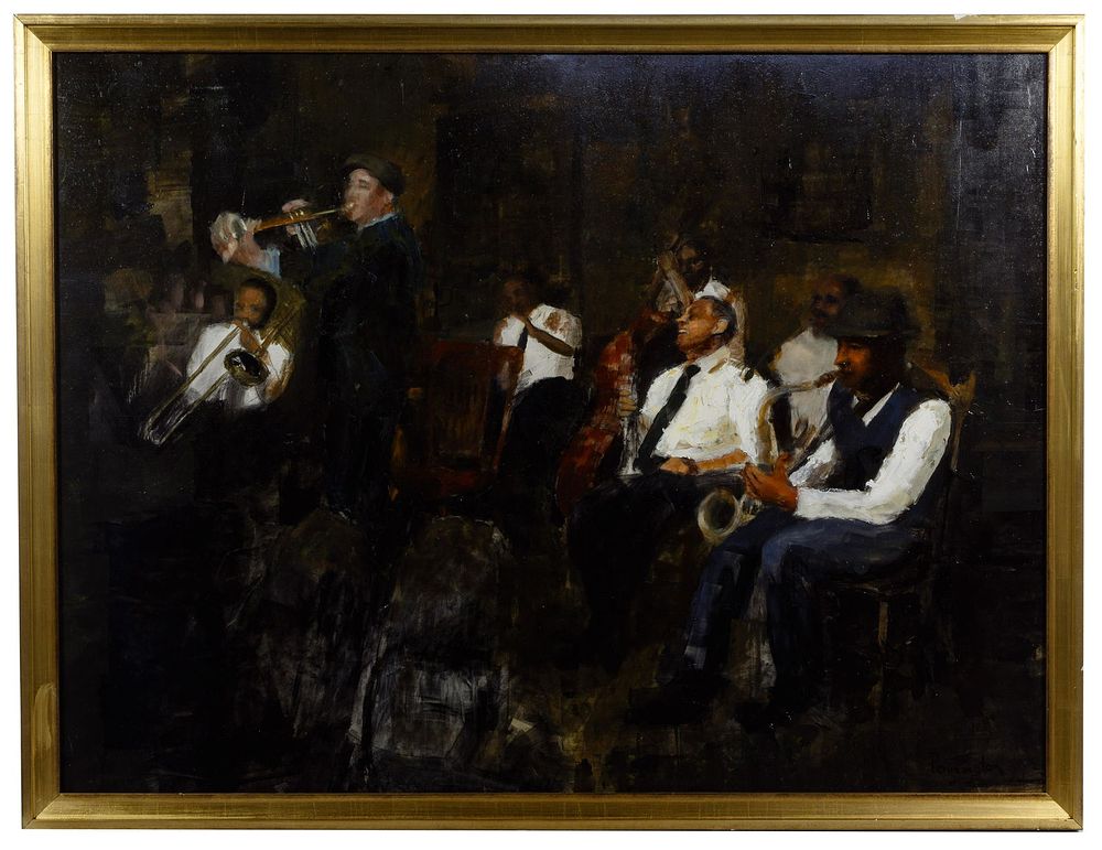 Lot 211: Jim Pennington (American, b.1972) Oil on Panel