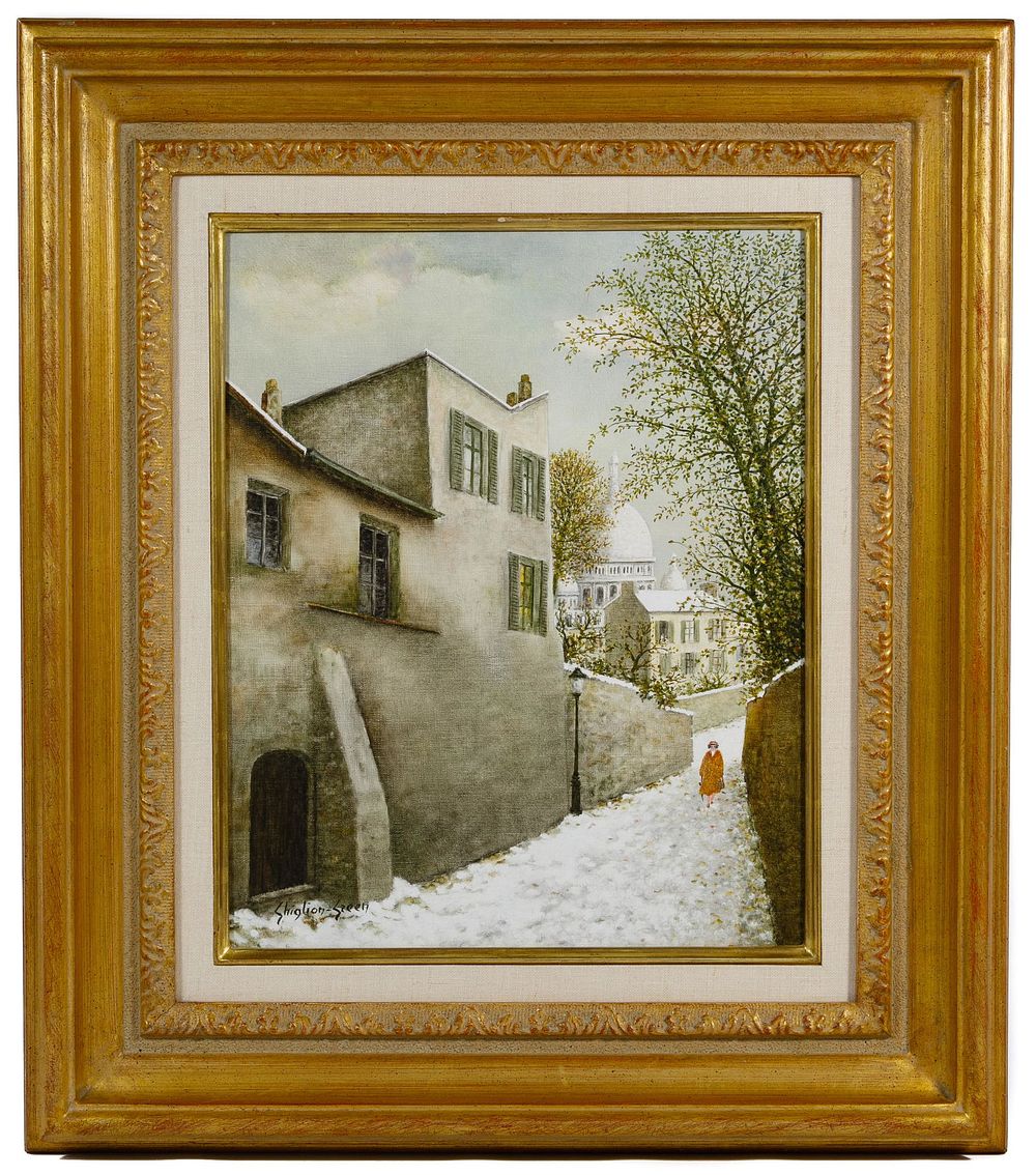 Lot 246: Maurice Ghiglion-Green (French, 1913-1989) Oil on Canva