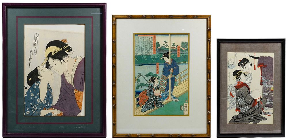 Lot 263: Japanese Woodblock Print Assortment